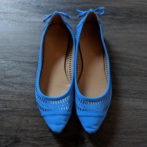 Blue flats